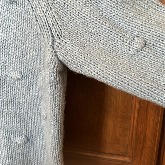 LUCKY BRAND Womens Light Blue Cable Knit Sweater - Picture 4 of 5